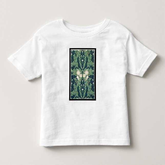 Camiseta Infantil Design do papel de parede de Francesca (Frente)