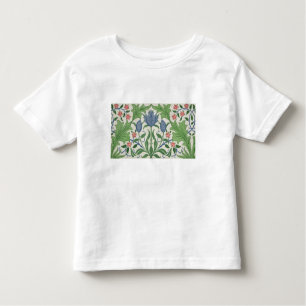 Camiseta Infantil Design do papel de parede floral