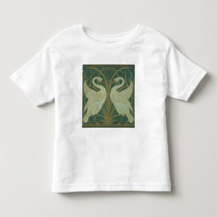 Camiseta Infantil Design do papel de parede para o painel da "cisne,