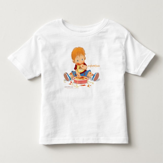 Camiseta Infantil Design do Psghettiface Boy - Toddler (Frente)