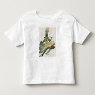 Camiseta Infantil Design do traje para Nijinsky como 'o God azul