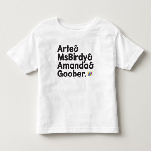 Camiseta Infantil Design dos nomes de Webkinz