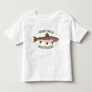Camiseta Infantil Design Humorous Rainbow Trout