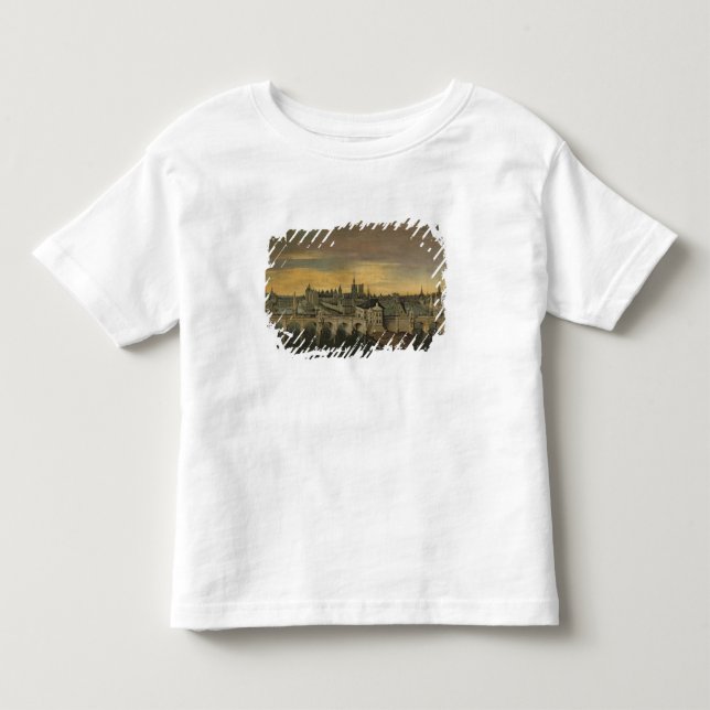 Camiseta Infantil Design para a construção do Pont-Neuf (Frente)