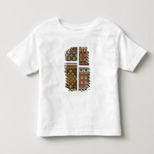 Camiseta Infantil Design para o Majolica e azulejos esmaltados para