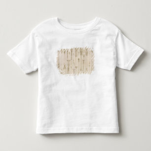 Camiseta Infantil Designs de coluna de madeira persa e turca, de "A