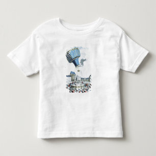 Camiseta Infantil Destaque do balão de ar quente dos irmãos Montgolf