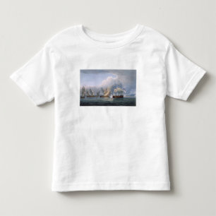 Camiseta Infantil Destruição das fragatas francesas L'Arianne & L'