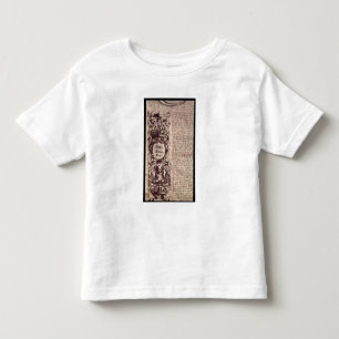 Camiseta Infantil Detalhe da margem da mão esquerda