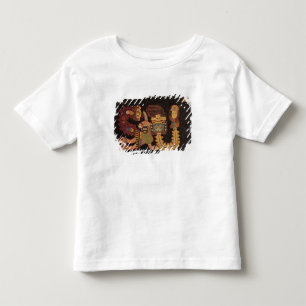 Camiseta Infantil Detalhe de pano do enterro, tribo de Paracas