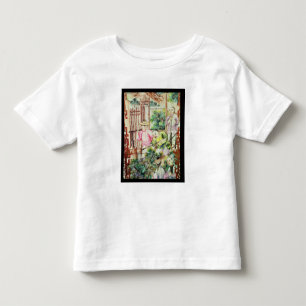 Camiseta Infantil Detalhe de um vaso com os homens que molham