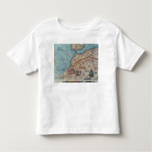 Camiseta Infantil Detalhe do atlas Catalan, 1375