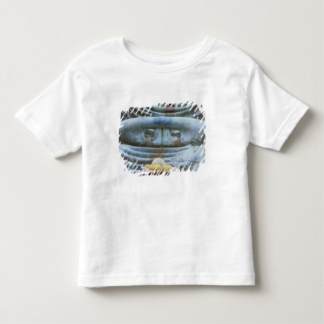 Camiseta Infantil Detalhe do Buda Excelente, Templo Kotokuji, Kamaku (Frente)