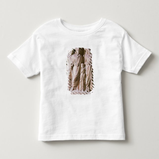 Camiseta Infantil Detalhe do friso que mostra imperadores Hadrian (Frente)