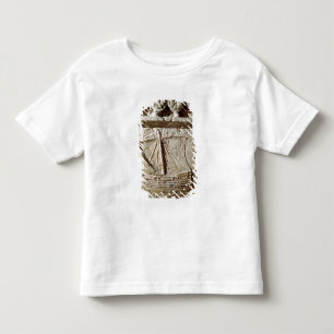 Camiseta Infantil Detalhe do sarcófago do navio, de Sidon