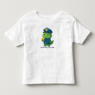 Camiseta Infantil Detetive Dinossauro Fofo – Trabalhos Dino