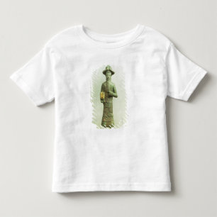 Camiseta Infantil Deus de Elamite com mão dourada de Susa,