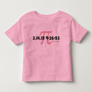 Camiseta Infantil Dia 2015 do Pi: Uma vez em uma vida