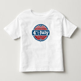 Camiseta Infantil Dia da Independência 4 de julho