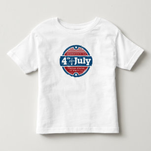 Camiseta Infantil Dia da Independência 4 de julho