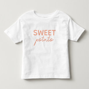 Camiseta Infantil Dia de Ação de Graças das Crianças de Batata Doce