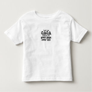 Camiseta Infantil Dia de as mães Gaga Shirt Toddler Vovó