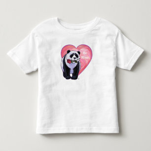 Camiseta Infantil Dia de os namorados do Urso de Panda