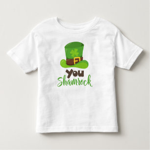 Camiseta Infantil Dia de São Patrício, Chapéu de Leprechaun, seu Sha