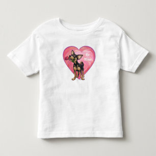 Camiseta Infantil Dia dos namorados da chihuahua