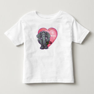 Camiseta Infantil Dia dos namorados do elefante