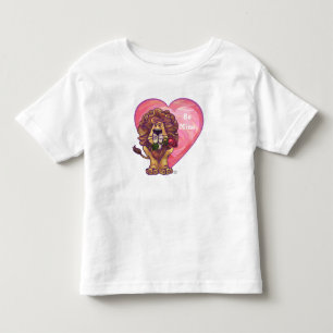 Camiseta Infantil Dia dos namorados do leão