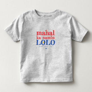 Camiseta Infantil Dia dos Pais Filipino Lolo Personalizado