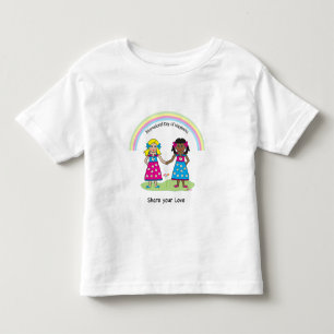 Camiseta Infantil Dia internacional da felicidade, o amor é amor