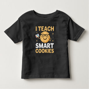 Camiseta Infantil Dia Nacional do Biscoito, Eu Ensino Biscoitos Inte