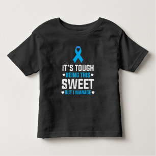 Camiseta Infantil Diabetes Engraçados Sensibilização Insulina Guerre