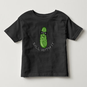 Camiseta Infantil Dill With It Design - Toddler Fine Jersey T-Shirt