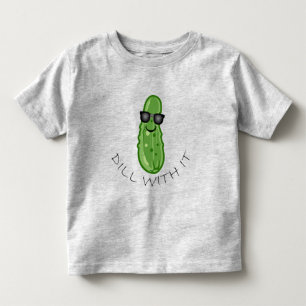 Camiseta Infantil Dill With It Design - Toddler Fine Jersey T-Shirt
