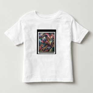 Camiseta Infantil Dinamismo do corpo, 1913 (óleo em canvas)