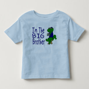 Camiseta Infantil dino do irmão mais velho 08