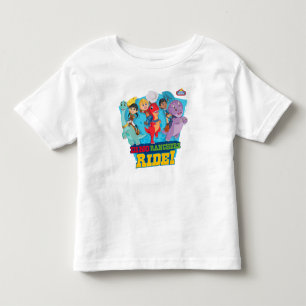 Camiseta Infantil Dino Ranch Os Ranchers Andam!