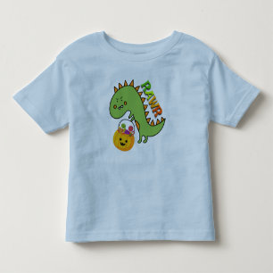 Camiseta Infantil Dino Trick ou Treat