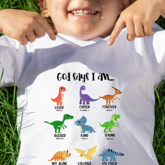 Camiseta Infantil Dino Tshirt para Toddlers