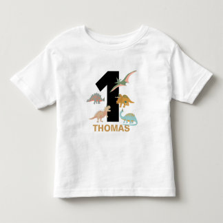 Camiseta Infantil Dinosaurs Kids Hand Drawn Boho Dinosaur Birthday