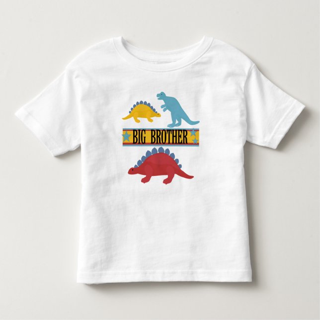 Camiseta Infantil Dinossaur Big Brother (Frente)