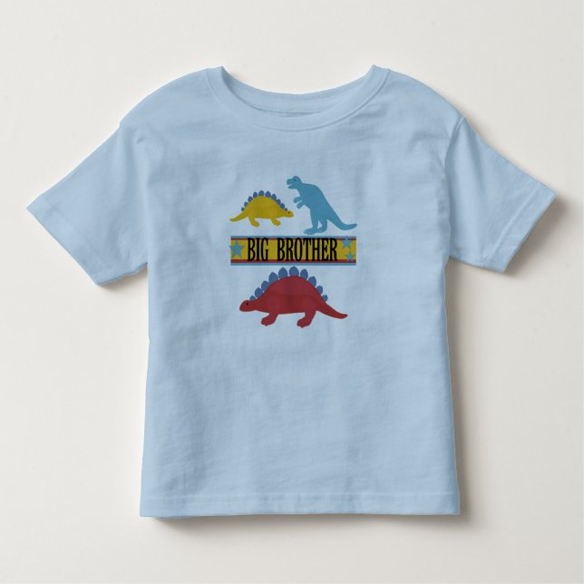 Camiseta Infantil Dinossaur Big Brother (Frente)