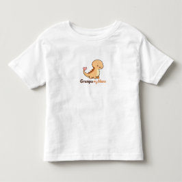 Camiseta Infantil Dinossauro Bonito Vovô Meu Herói