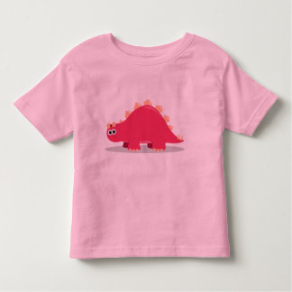 Camiseta Infantil Dinossauro cor-de-rosa