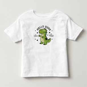 Camiseta Infantil Dinossauro Fofo para Crianças Kids   Olá Cara