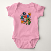 Camiseta Infantil Dinossauro Fofo Seja Gentil Seja