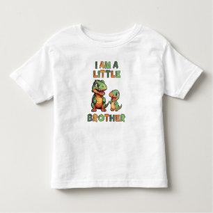 Camiseta Infantil Dinossauro, Irmão Pequeno